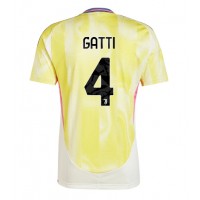 Camiseta Juventus Federico Gatti #4 Segunda Equipación Replica 2024-25 mangas cortas